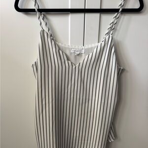 Socialite Monochrome Striped Camisole